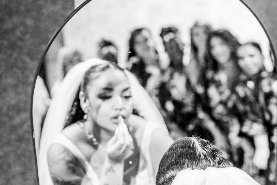 Bride Getting Ready