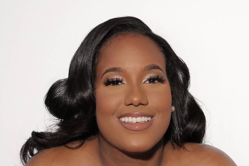 Soft glam + hair
