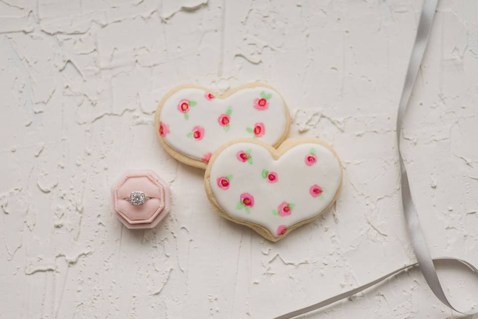 Hand painted sugar cookies