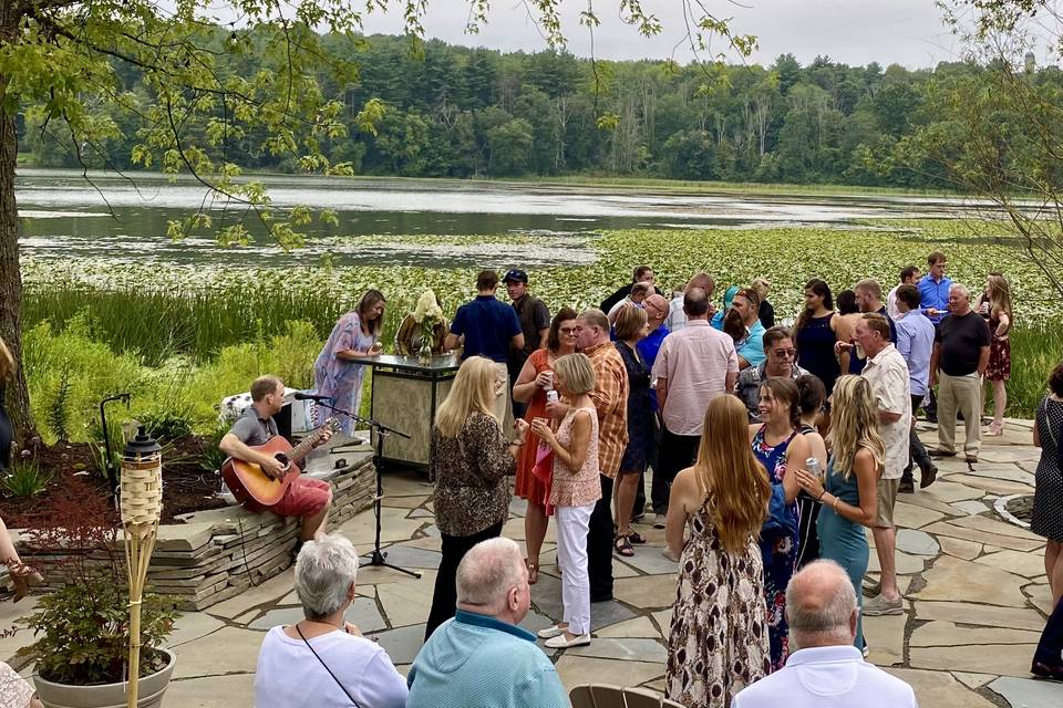 A little music by the lake