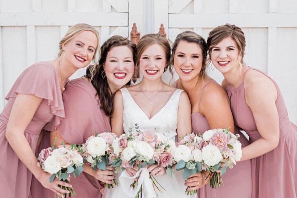 Bride + Bridemaids