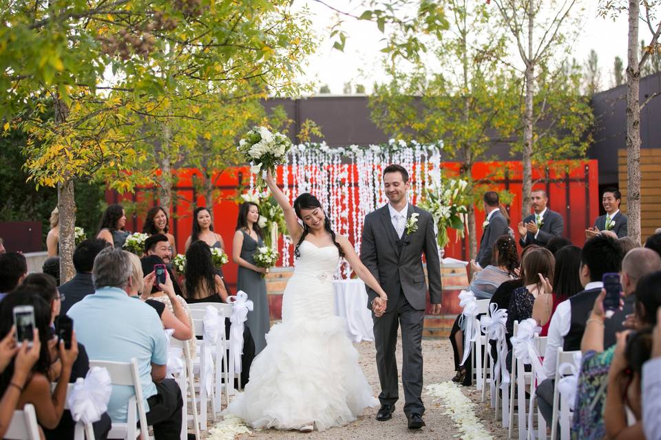 Novelty Hill-Januik Winery outdoor ceremony area