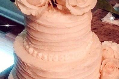 Natural flowers & buttercream