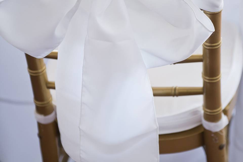 White chair decor