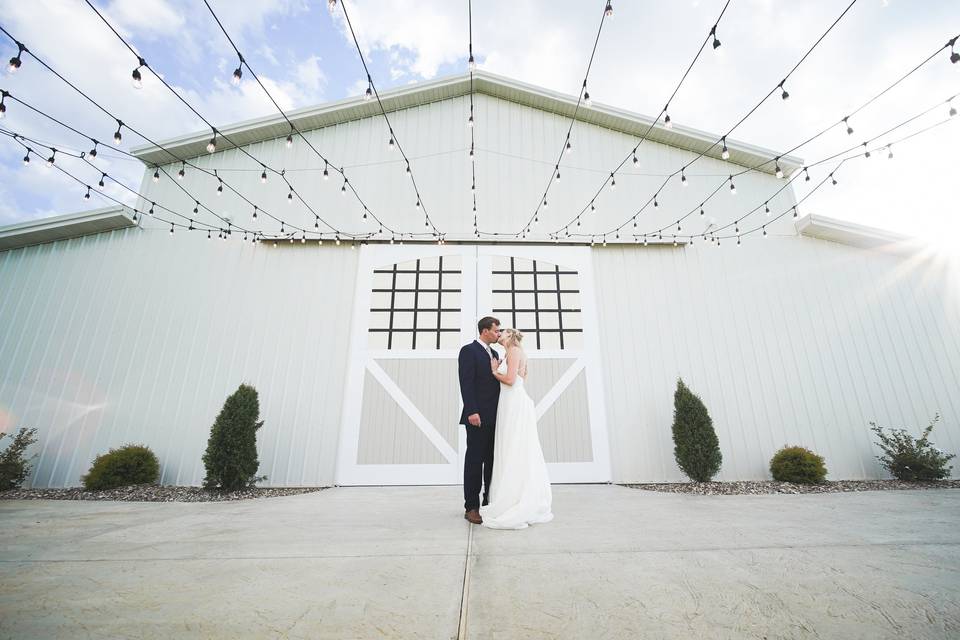 A big barn wedding