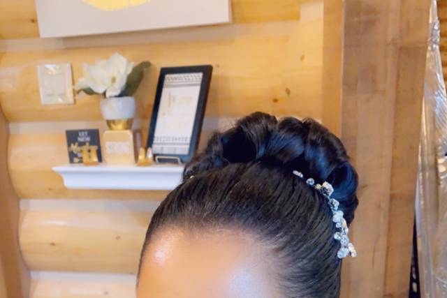 Mother of the birder updo