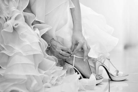 Bride's heels