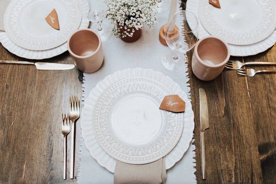 Elegant tablescape