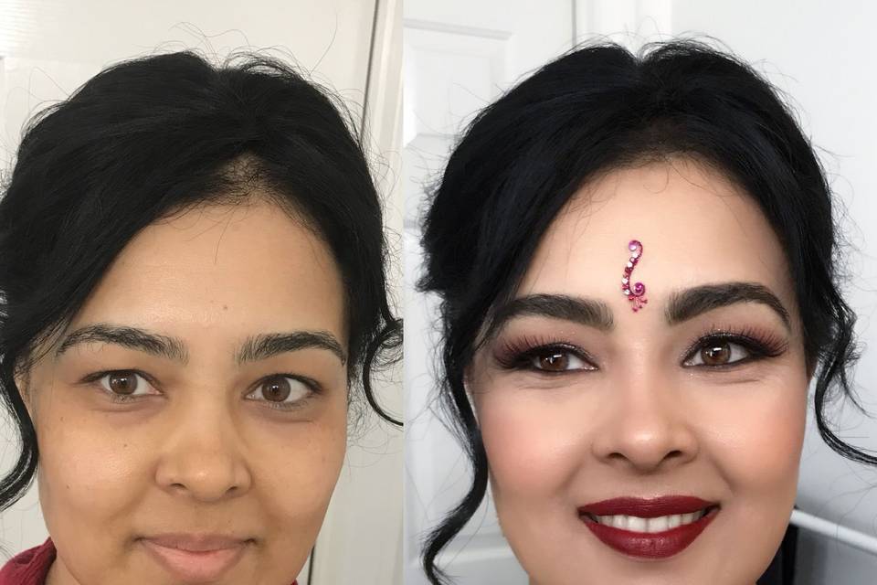 Before / After Indian Wedding