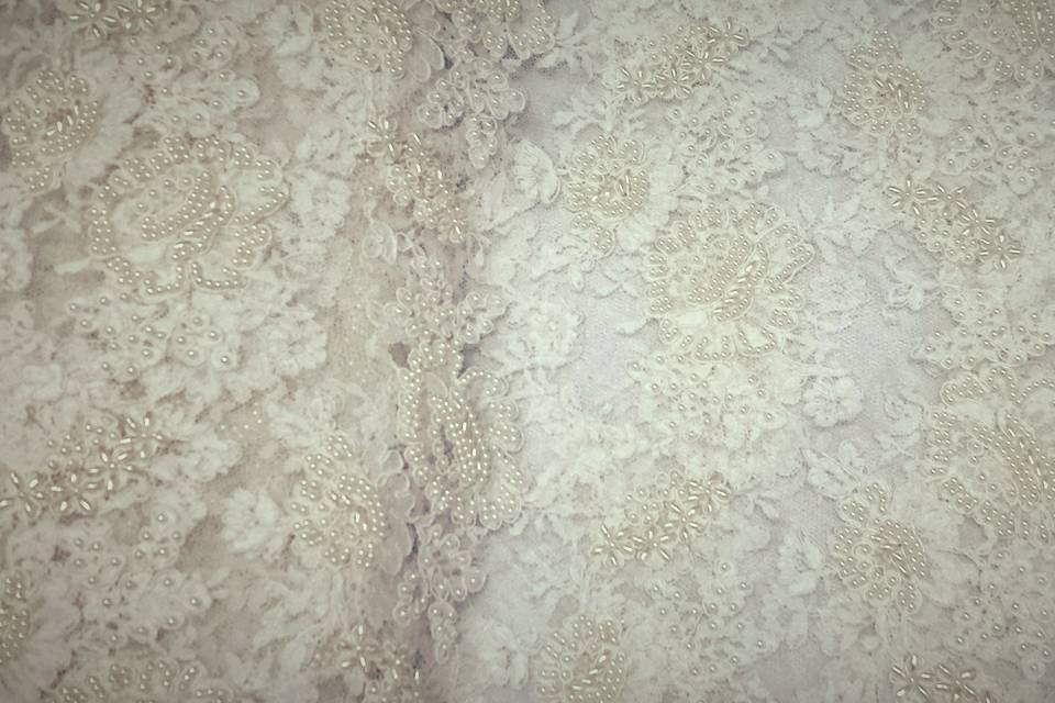 Wedding gown fabric