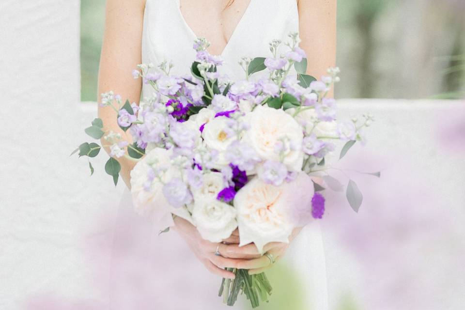 Purple lavender wisteria