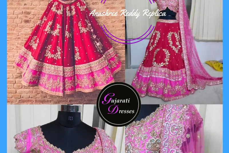 Buy Purple Organza Embroidery Floral Motifs Ameen Zari Bridal Lehenga Set  For Women by Anushree Reddy Online at Aza Fashions.