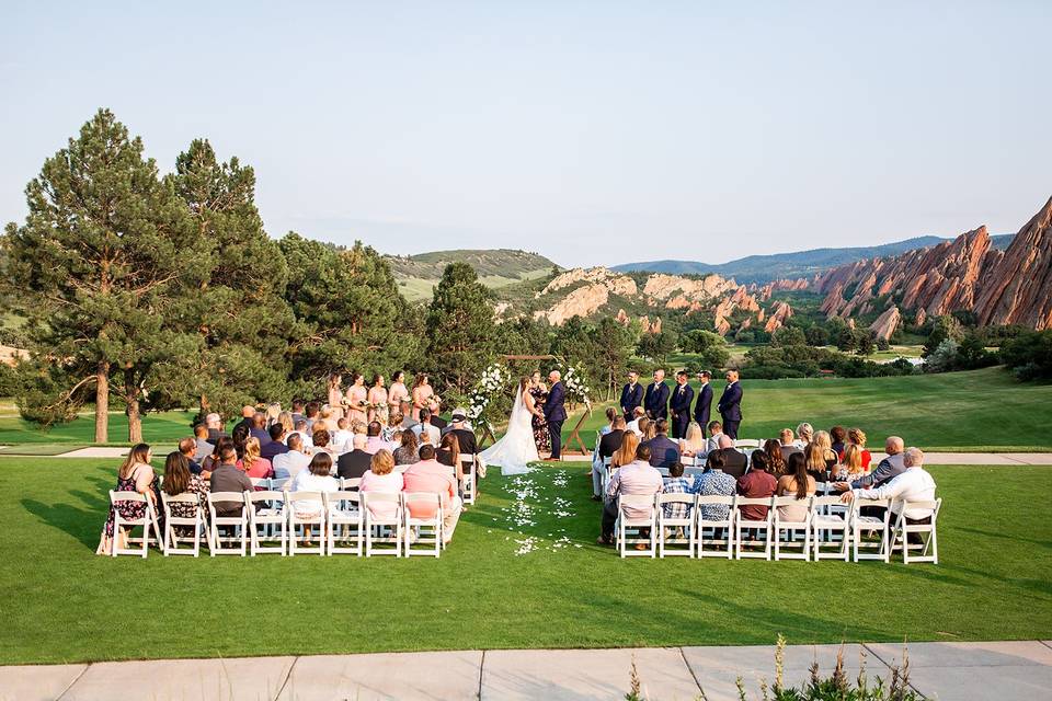 Tent Lawn Ceremony