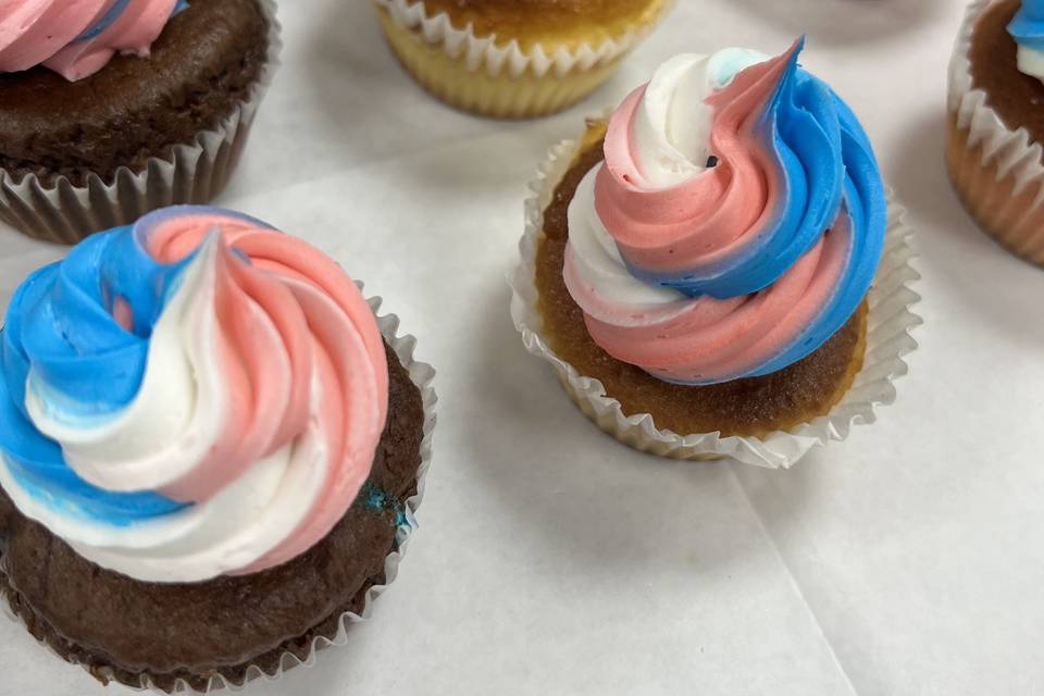 Memorial day cupcakes