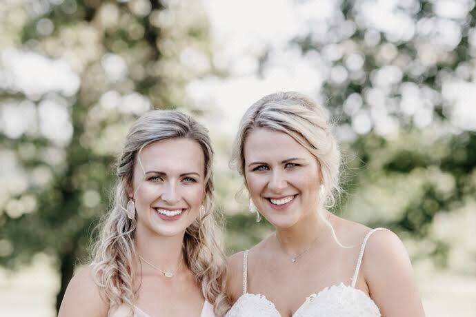 Bride and sister of the bride