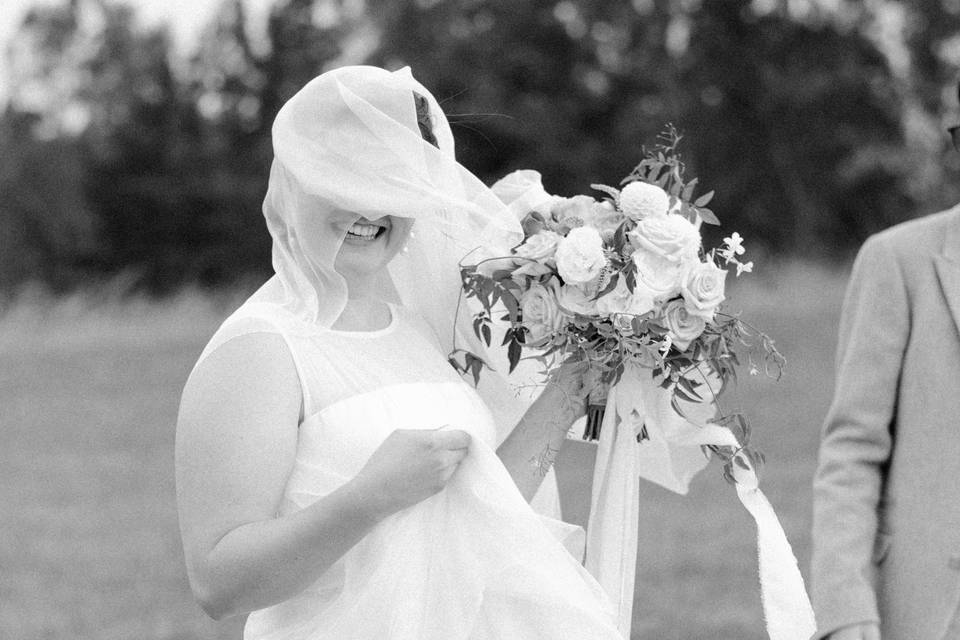 Santa Cruz Wedding B&W