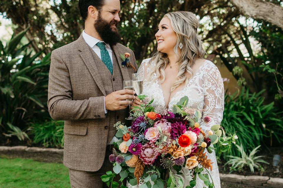 Bride and groom