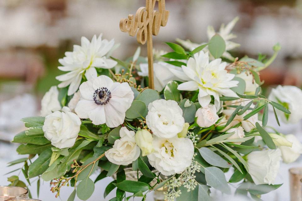 White flowers