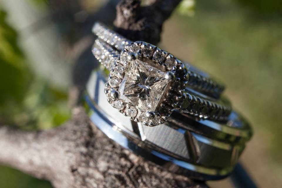 Shiny rings