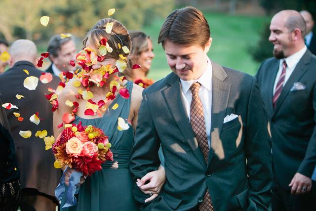 Couple's procession