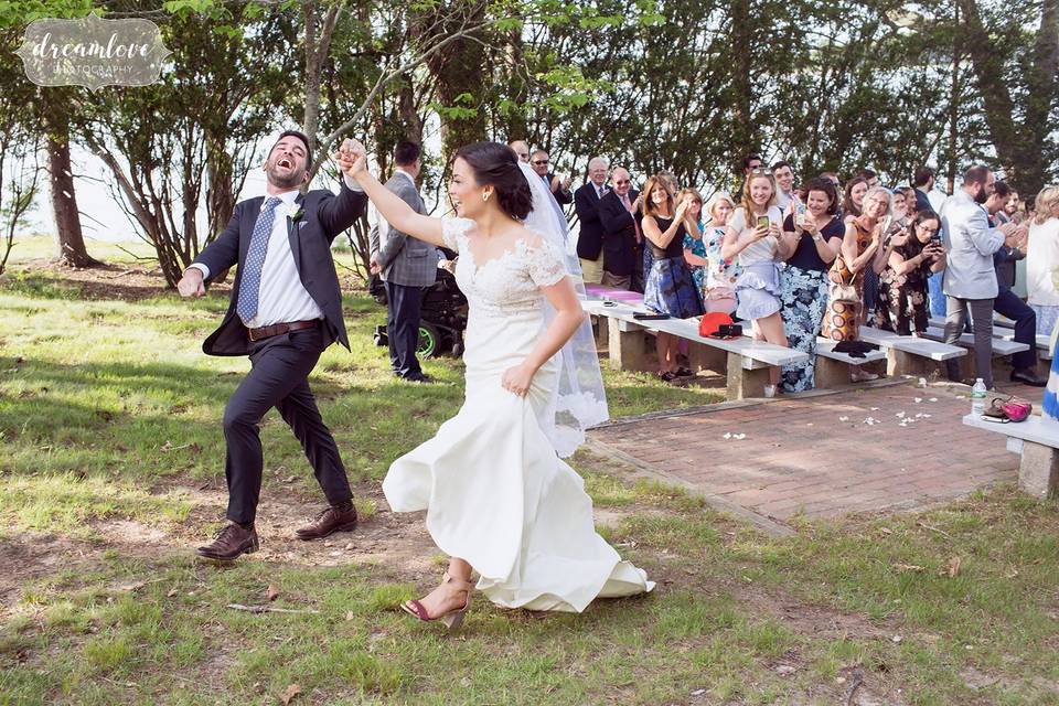 Beachy wedding in MA