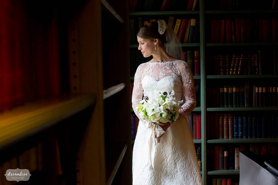 Shelburne Farms VT bride