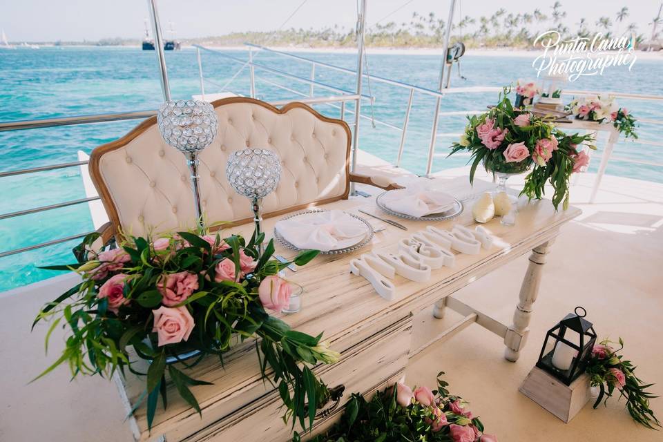Wedding Boat Sanael Punta Cana