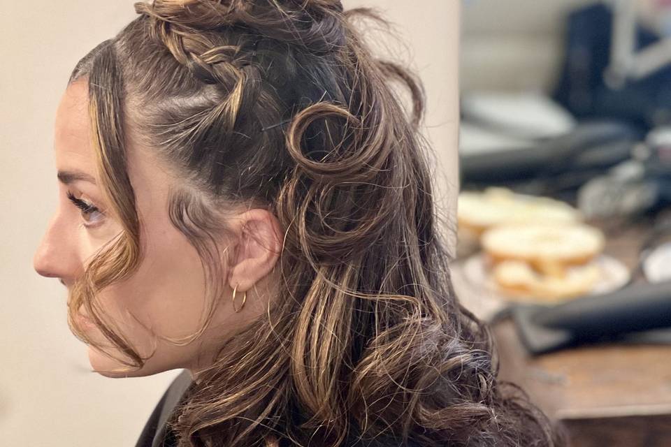 Half up half down
