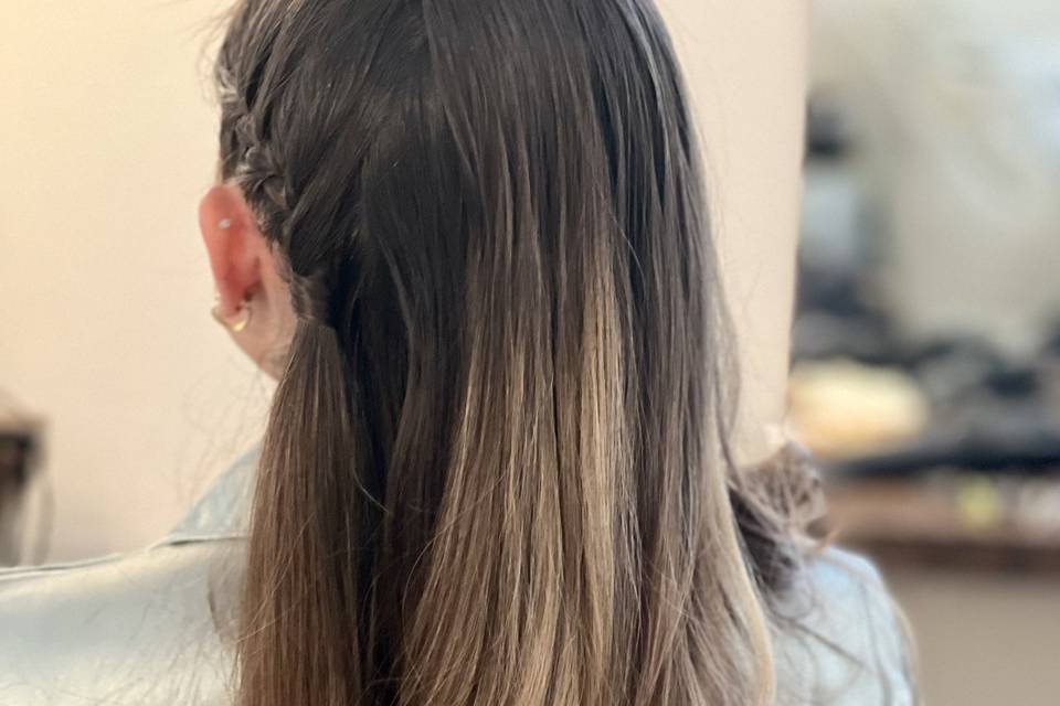 French braid back