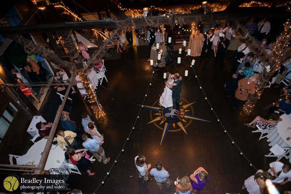 First dance in the barn