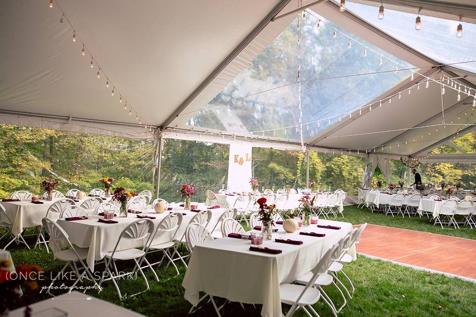REeception Tent w/ Dance Floor