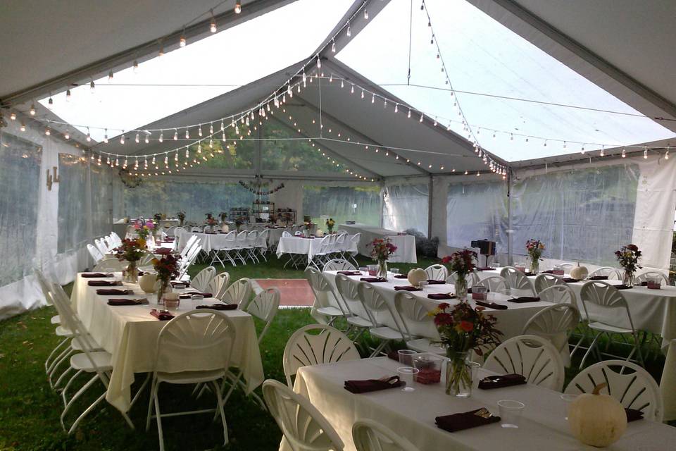 Evening Tent Wedding