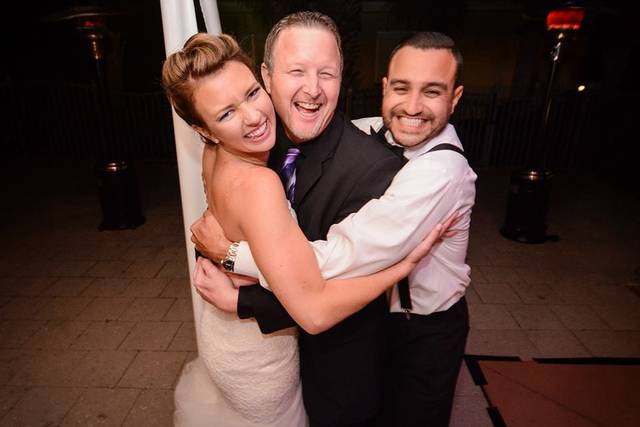 Couple with the dj