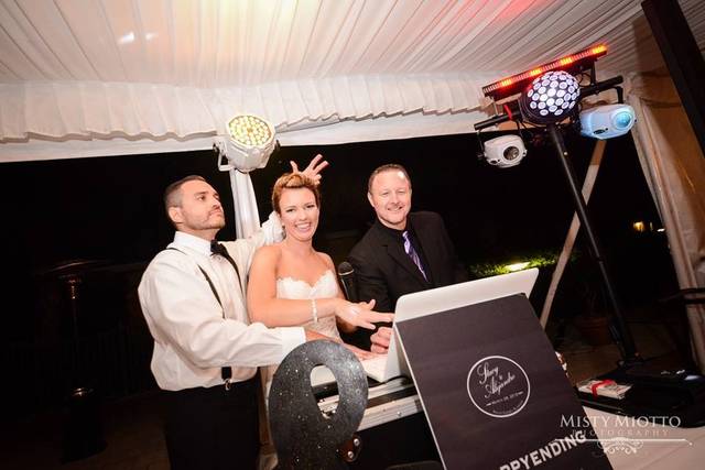 Couple and dj