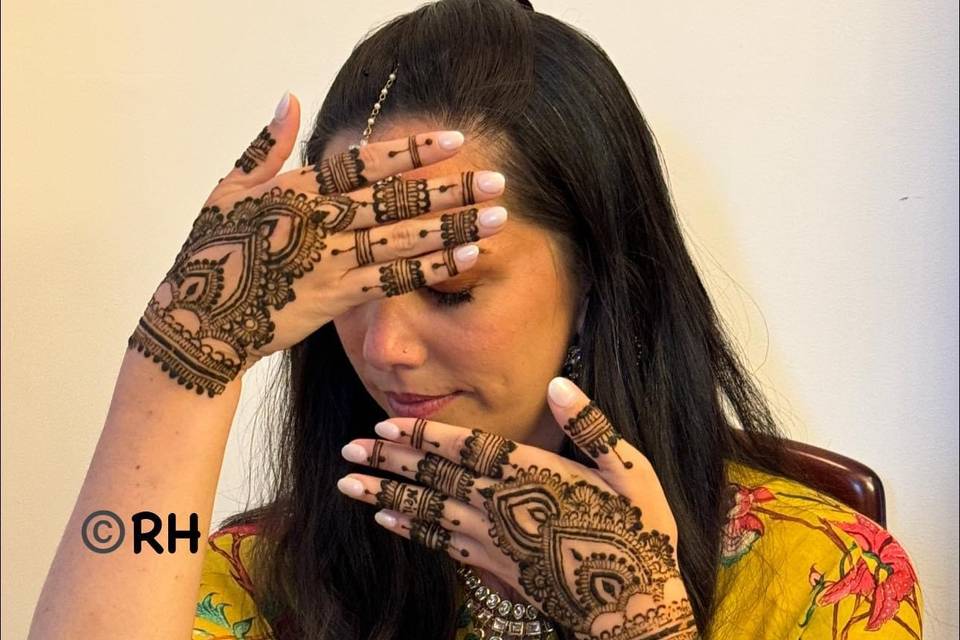 Bridal henna done by me RH
