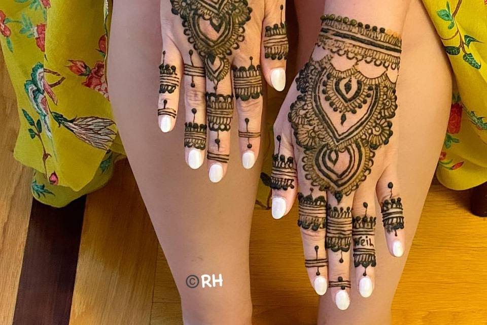 Bridal henna done by me RH