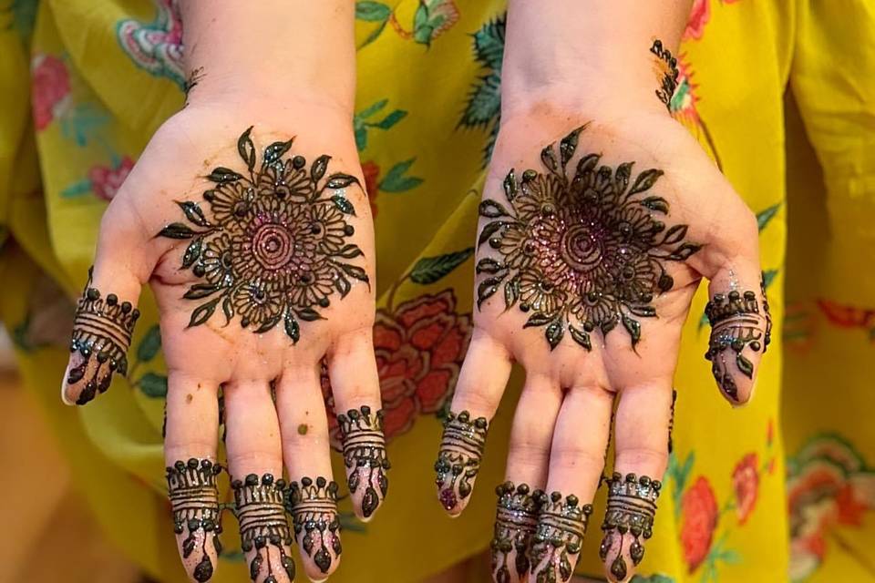 Bridal henna done by me RH