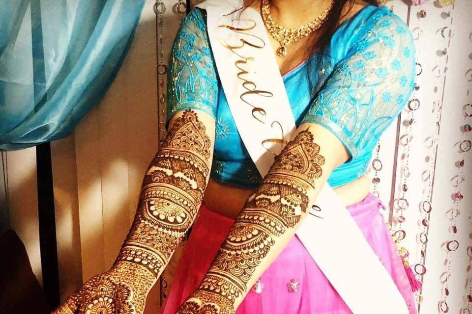 Bridal henna