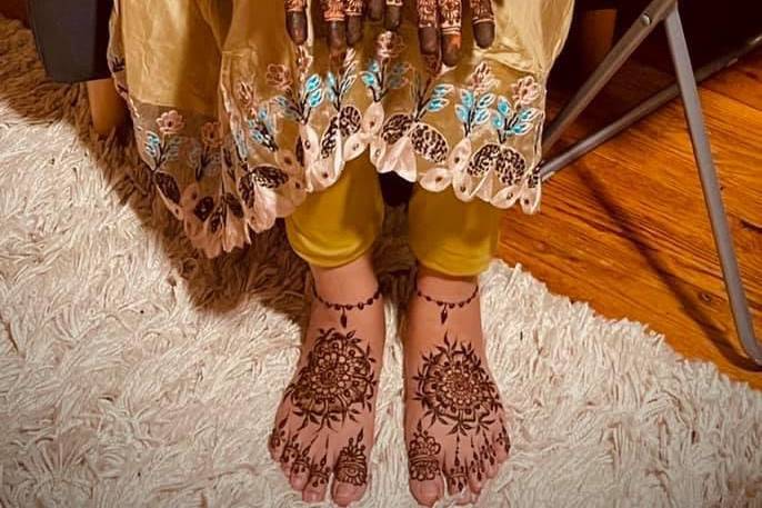 Bridal henna