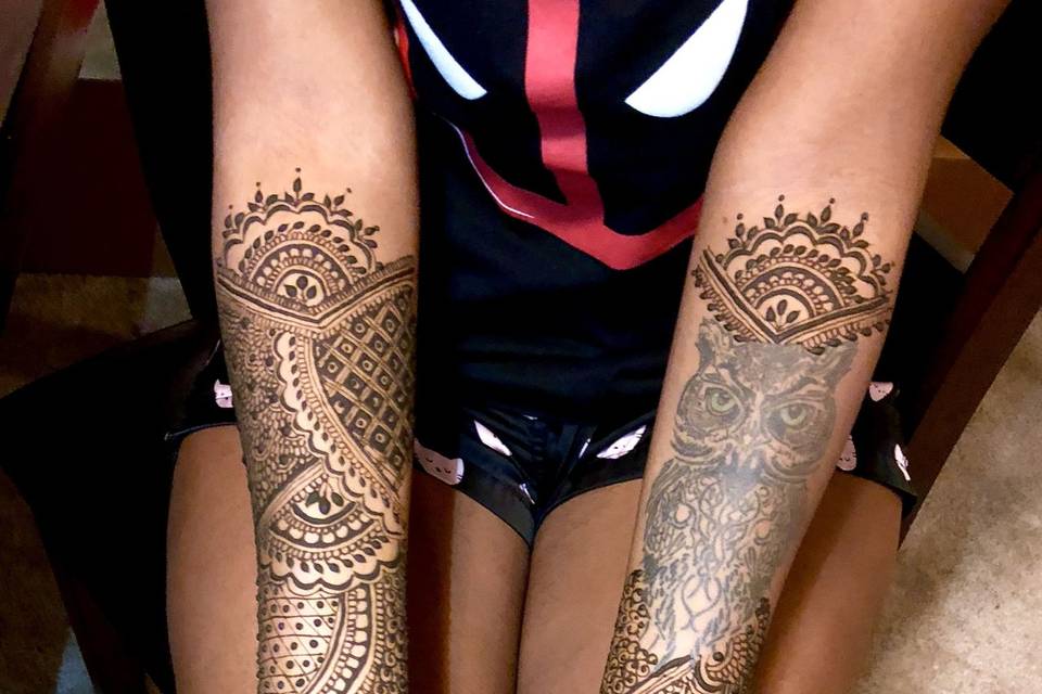 Bridal henna