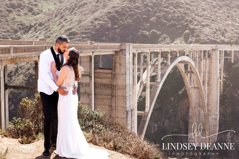 Bixby Bridge Wedding Portraits