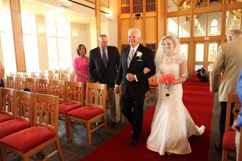 Walking down the aisle - J. Darren Photography