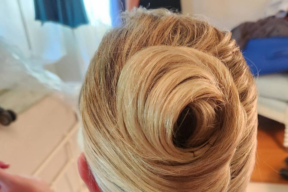 Elegant French twist