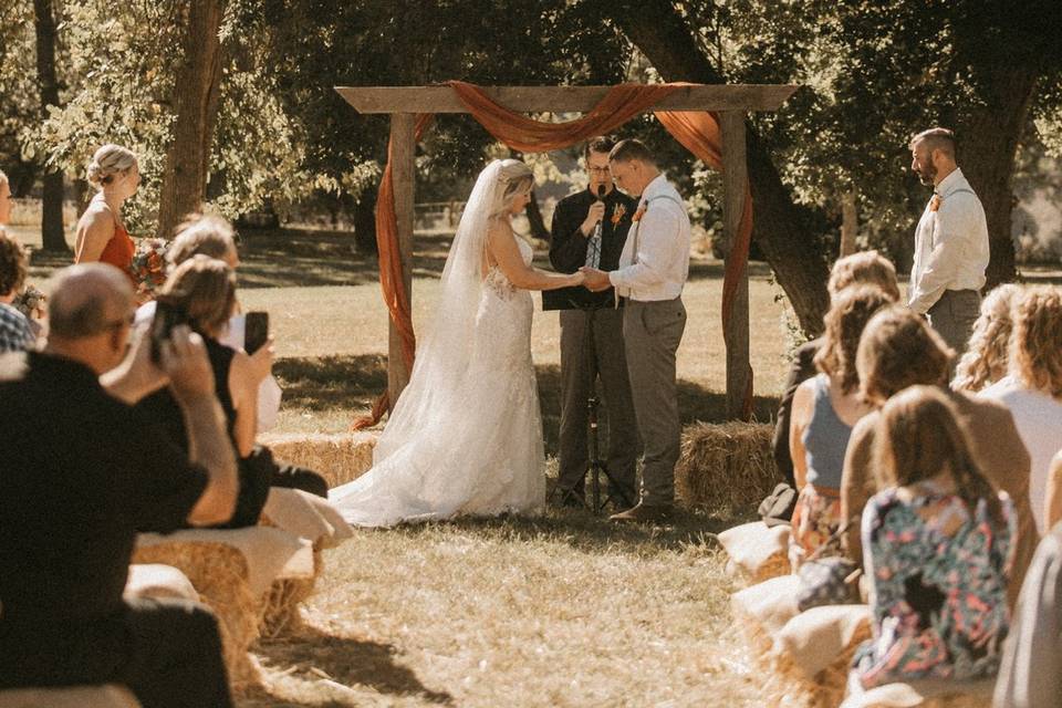 Outdoor ceremony