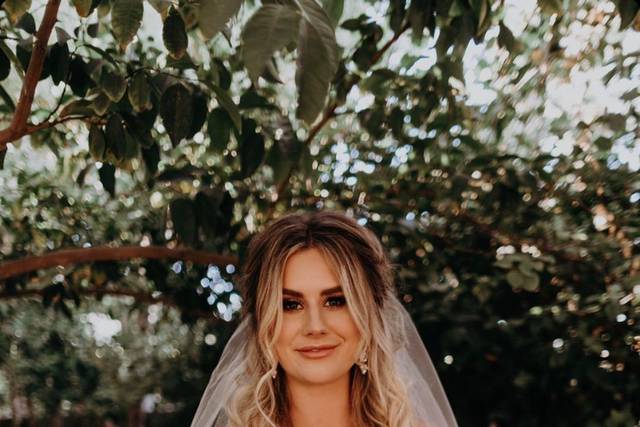 The happy bride