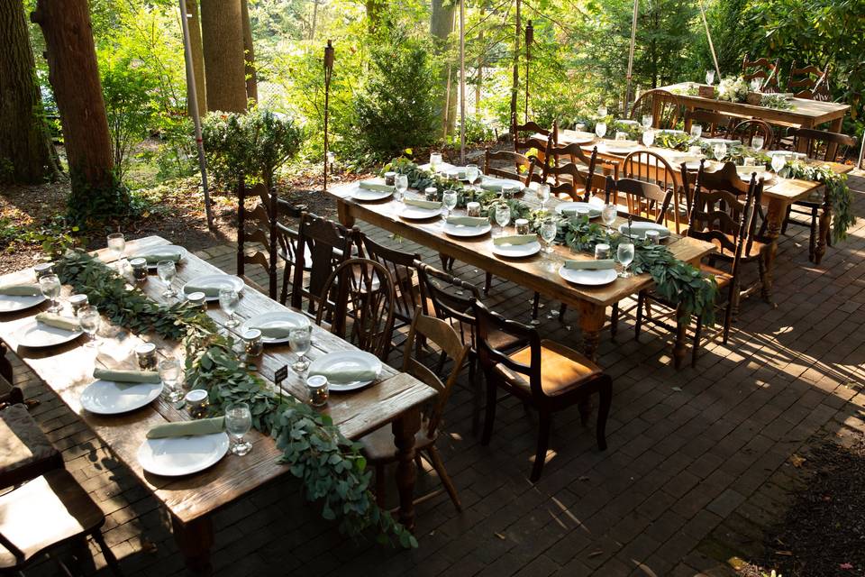 Reception tables