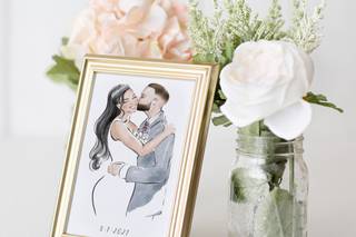 Keepsake Couture- Custom Bridal Illustrations & Live Sketching