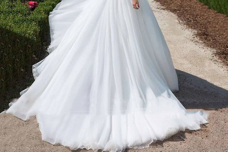 Appliques Beading Ball Gown