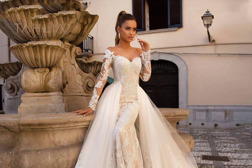 2 in 1 Lace Gown