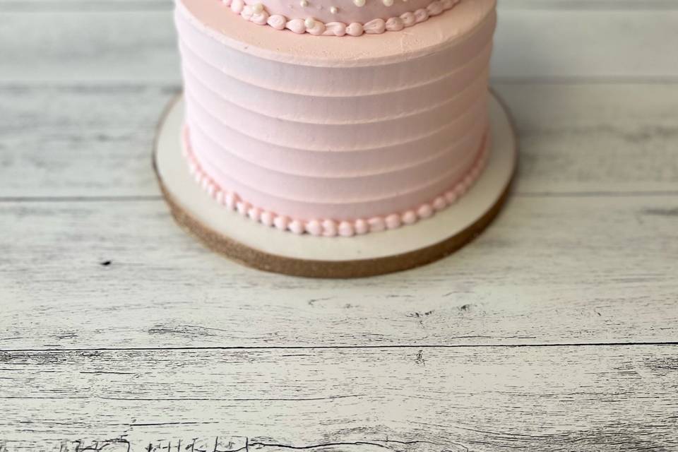 Pink Wedding Cake